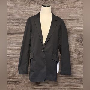 NWT Lululemon Relaxed Fit Twill Blazer SZ XL Black